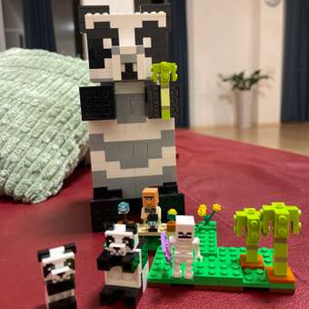 Конструктор LEGO Minecraft Дом панды 553 дет.: отзыв пользователя ДетМир