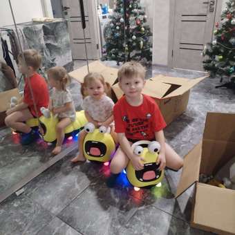 Каталка BabyGo Гусеница желтый: отзыв пользователя Детский Мир