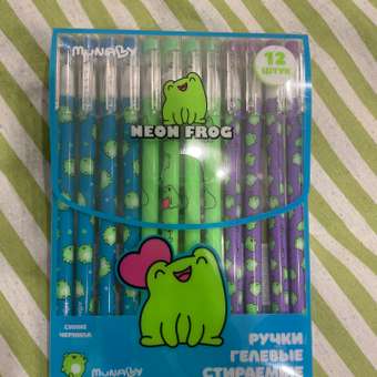 Ручка со стираемыми чернилами Munaby 12 шт.: отзыв пользователя Детский Мир
