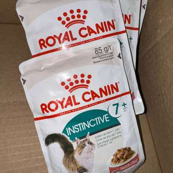 Корм для кошек ROYAL CANIN Instinctive 85г для пожилых 7+ соус пауч: отзыв пользователя. Зоомагазин Зоозавр