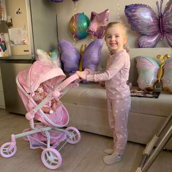 Коляска 3 в 1, коляска-люлька, прогулочная коляска, коляска-трансформер для кукол MELOBO: отзыв пользователя Детский Мир