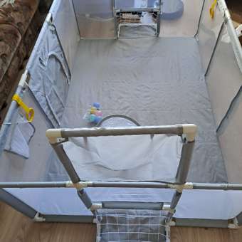 Манеж Babyton Play Free серый: отзыв пользователя Детский Мир