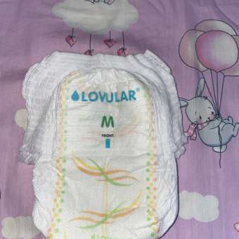Трусики LOVULAR Солнечная серия M (6-10 кг) 52 шт.: отзыв пользователя ДетМир