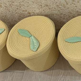 Корзина для хранения FUTURINO Home Лимон: отзыв пользователя Детский Мир