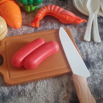 Игрушка TrendToys продукты, посуда 42 предм.: отзыв пользователя Детский Мир