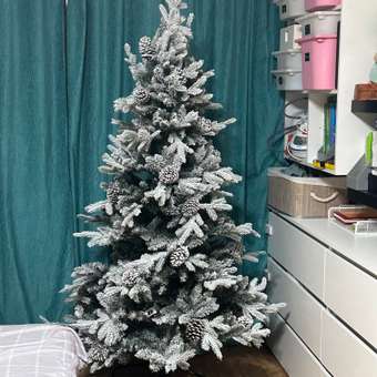 Елка искусственная BINOSHE Saint Paul заснеженная с шишкой 180 см: отзыв пользователя Детский Мир