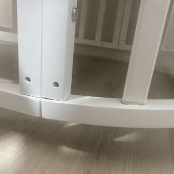 Детская кроватка Азбука Кроваток овальная, без маятника (белый): отзыв пользователя Детский Мир