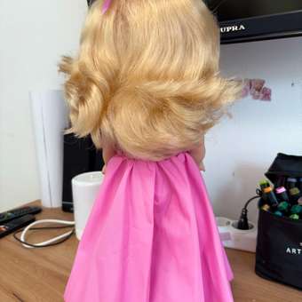 Кукла классическая СТРАНА КУКОЛ большая говорящая в платье высота 40 см: отзыв пользователя Детский Мир