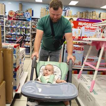 Стульчик для кормления Babyton Sweet Meals Mint зеленый: отзыв пользователя Детский Мир