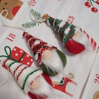 Ёлочные украшения FUTURINO Home Гномы 3 шт.: отзыв пользователя Детский Мир