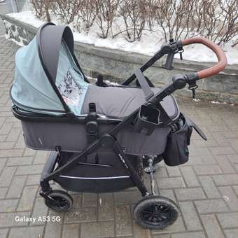Коляска 2в1 Babyton Sandy Mint голубой: отзыв пользователя ДетМир