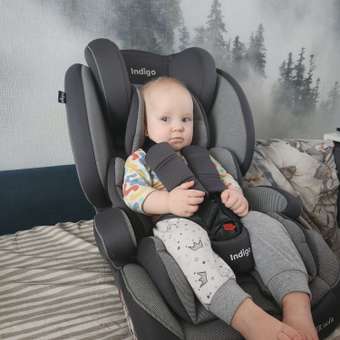 Автокресло Indigo Winner тем.-серый-светл-серый Isofix 1/2/3 (9-36 кг): отзыв пользователя Детский Мир