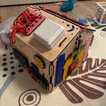 Игрушка Деревянный Дом бизиборд: отзыв пользователя Детский Мир