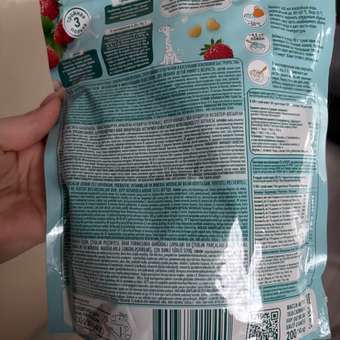 Каша молочная ФрутоНяня с кусочками земляники печенья и кукурузными хлопьями 200г с 12 месяцев: отзыв пользователя Детский Мир