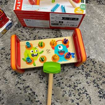 Игрушка Hape стучалка Веселые монстрики: отзыв пользователя Детский Мир