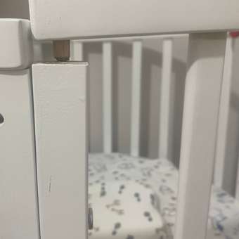 Детская кроватка Азбука Кроваток овальная, без маятника (белый): отзыв пользователя Детский Мир