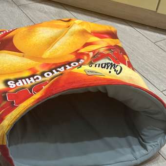 Туннель для кошек Barbaks Большие чипсы 55*70см: отзыв пользователя. Зоомагазин Зоозавр