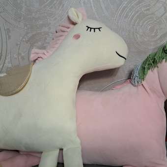 Новогодняя подушка FUTURINO Home Лошадка: отзыв пользователя ДетМир