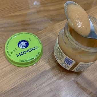 Пюре Мамако Яблоко-груша-козий творог с 6 мес 80 г: отзыв пользователя Детский Мир