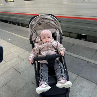 Коляска прогулочная JOVOLA Modus для путешествий бежевый: отзыв пользователя Детский Мир