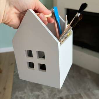 Подставка канцелярская FUTURINO Home Домик: отзыв пользователя ДетМир