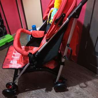 Коляска прогулочная Babyton City Red красный: отзыв пользователя Детский Мир