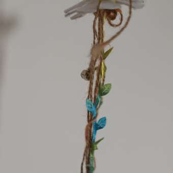 Игрушка для кошек Barbaks Дразнилка с ромашками на бежевых веревочках 40м: отзыв пользователя. Зоомагазин Зоозавр