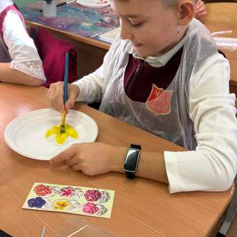 Набор для творчества Дом ремёсел Цветы роспись красками: отзыв пользователя Детский Мир