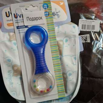 Нагрудник Uviton текстиль 2 шт. в ассортименте: отзыв пользователя Детский Мир