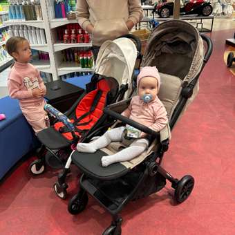 Коляска прогулочная Babyton Mira бежевый: отзыв пользователя Детский Мир