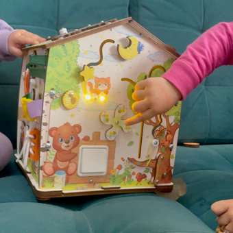 Игрушка MyKiddyQuest бизиборд Лесные Друзья: отзыв пользователя Детский Мир