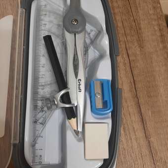 Набор чертёжный Erhaft пластик: отзыв пользователя Детский Мир