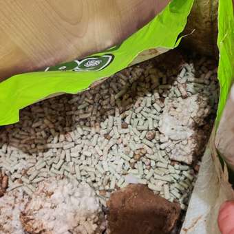 Наполнитель Барсик 30 л комкующийся, растительный: отзыв пользователя. Зоомагазин Зоозавр