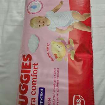 Трусики Huggies Ultra Comfort для девочек 5 (12-17 кг) 48 шт.: отзыв пользователя Детский Мир
