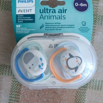 Пустышка Philips Avent силикон от 0 мес. 2 шт.: отзыв пользователя ДетМир
