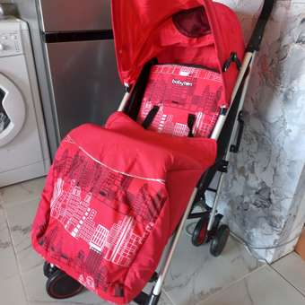 Коляска прогулочная Babyton City Red красный: отзыв пользователя Детский Мир