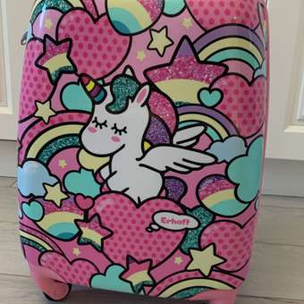 Чемодан Erhaft Единорог: отзыв пользователя Детский Мир