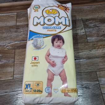 Трусики Momi Ultra Care XL (12-20 кг) 38 шт.: отзыв пользователя Детский Мир