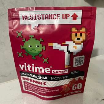 VITime® Мармеладные пастилки Vitime Витамин С №60: отзыв пользователя Детский Мир