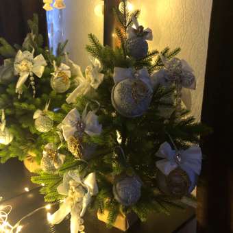 Ель настольная Новая Ёлка Императрица Премиум двухцветная 0.7м: отзыв пользователя Детский Мир