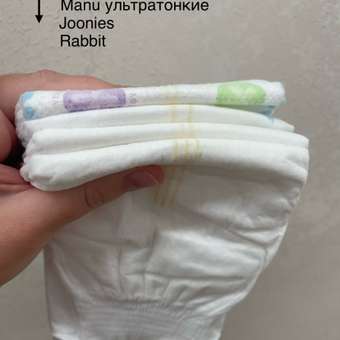 Подгузники MANU ультратонкие S (4-8 кг) 82 шт.: отзыв пользователя ДетМир