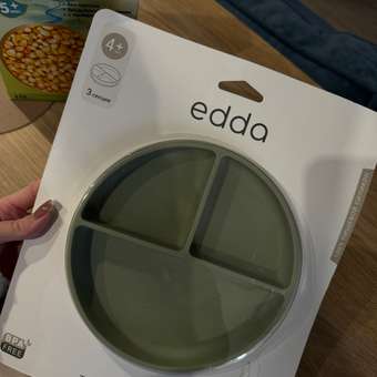 Тарелка edda: отзыв пользователя Детский Мир
