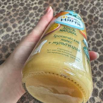 Пюре ФрутоНяня Мультизлак-тропический микс с 8 мес 250 г: отзыв пользователя ДетМир