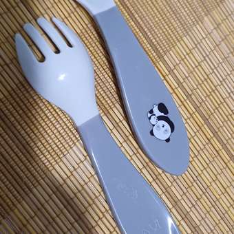 Набор посуды BabyGo Grey 2 предм.: отзыв пользователя Детский Мир