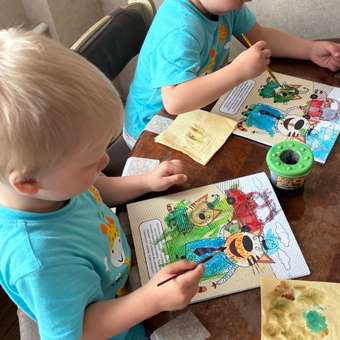 Книга МОЗАИКА kids Три кота Водные раскраски Транспорт: отзыв пользователя Детский Мир