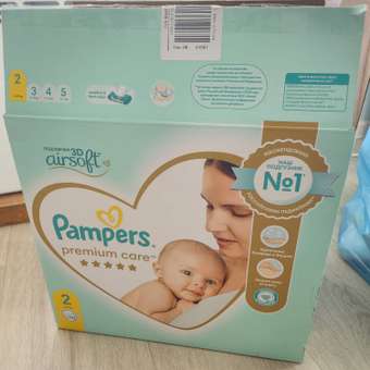 Подгузники Pampers Premium Care 2 (4-8 кг) 102 шт.: отзыв пользователя ДетМир
