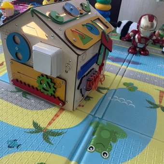 Игрушка Деревянный Дом бизиборд: отзыв пользователя Детский Мир