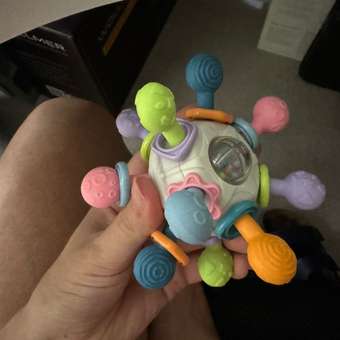 Прорезыватель Mamagoods белая Сфера Космос: отзыв пользователя Детский Мир