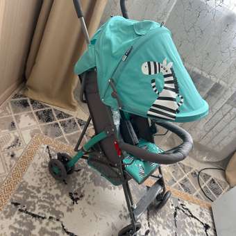 Коляска прогулочная Babyton Zoo New голубой: отзыв пользователя Детский Мир