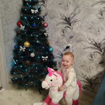 Качалка BabyGo Единорог лошадка белый: отзыв пользователя ДетМир